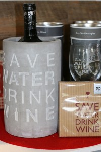 Weinkühler Save Water Drink Wine klein